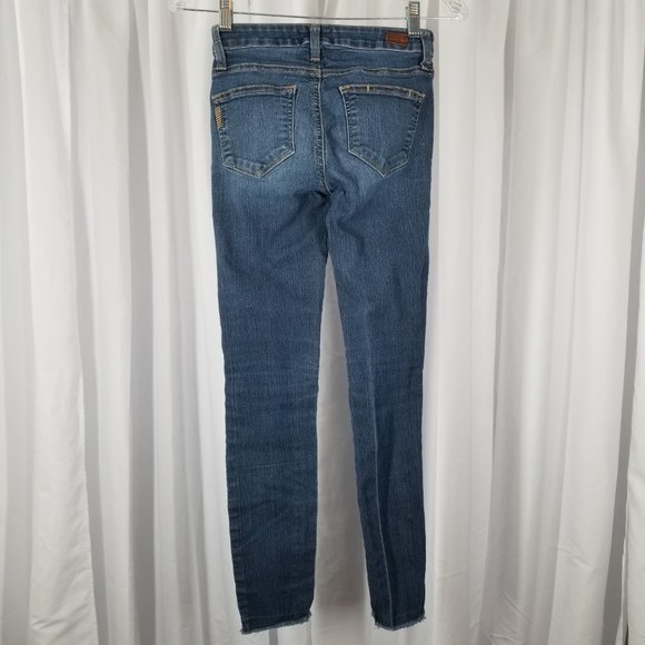 PAIGE Jeans Verdugo Crop Raw Hem - Size 24 - Inseam 27"L - Picture 4 of 8
